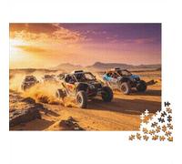 Desert Buggy Adult Puzzles 1000 Piezas Reciclable Material Off-Road Racing Puzzle para Adultos Puzzle Juego Accesorios Interesting Juego Familiar Gift for Mujeres 52x38cm/1000piezas