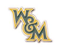 Desert Cactus College of William & Mary Pin Tribe W&M - Alfileres de solapa con logotipo de la universidad universitaria esmaltados hechos de metal (pin A), Bronce, Sin gemas.