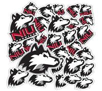 Desert Cactus Northern Illinois University calcomanía de Vinilo para portátil o Botella de Agua, álbum de Recortes (Hoja Completa con 2 Logotipo)