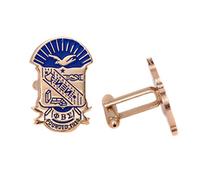 Desert Cactus Phi Beta Sigma Fraternity - Gemelos con escudo de oro, diseño de chaqueta