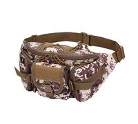 (Desert Digital)Outdoor Sports Waterproof Waist Bag Stylish Multi-Purpose Cross-body Fanny Pack for Hiking Running