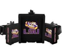DESERT FOX GOLF Carrito de teléfono para fanáticos de LSU Tigers, soporte para teléfono y accesorios para carrito de golf, regalos de golf universitarios con licencia oficial