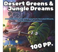 Desert Greens & Jungle Dreams: A Magical Coloring Book of Singing Cacti, Succulent Wizards, and Monstera Leaf Adventures
