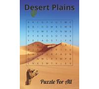 Desert Habitat Word Search Puzzle Book for Kids: Easy-Read Print Nature Puzzles Featuring Camels, Cacti & Desert Animals