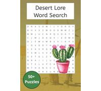 Desert Lore Word Search: Cactus, Sun, and Southwest Wonders