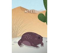 Desert Rain Frog Notebook - Frog Lovers -Reptiles Notebook - Reptiles and Amphibians Collection - Gifts for Men Women Children - Silly Rain Frog Lined Notebook Journal Diaries 6x9, 120 pages