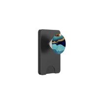 Desert Starry Night Moon Cactus PopSockets PopWallet para MagSafe