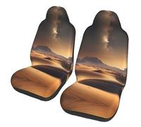 Desert Stars Dua Sarung JOK Mobil,& Sarung JOK Mobil Depan, Cocok Untuk Sebagian Besar Mobil, SUV, Truk, Van, Dll.