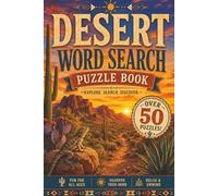 Desert Word Search Puzzle Book: Word Searches with Easy to Read Print about Desert Landscape, Desert Weather, Desert Animals and More | 6x9 inches, ... … Gifts for Vacations, Holidays and Free Time