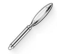 Desescamas de Pescado Acero Inoxidable 304, Escamador de Pescado Profesional Herramienta Cocina Antideslizante, Removedor de Escamas Seguro, Utensilio Cocina Duradero Fácil de Limpiar y Colgar