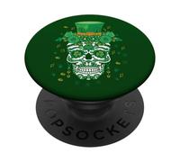 Desfile de Flores irlandesas del Día de San Patricio del Día de los Muertos PopSockets PopGrip Adhesivo