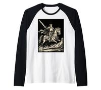 Desfile del Rey Demonio Camiseta Manga Raglan