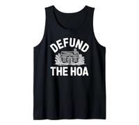 Desfinanciar la HOA Funny Homeowners Association Broma Vecinos Camiseta sin Mangas
