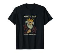 Desgastado King Lear Shakespeare Tragedy Play Title Picture Camiseta