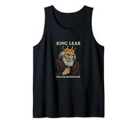 Desgastado King Lear Shakespeare Tragedy Play Title Picture Camiseta sin Mangas