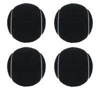 Desgaste de la cubierta del pie silla: tapas tela for las patas mesa | Multicolor 4/8 piezas Hogar Salón Oficina Café Restaurante: Mueble Leg ion(Black 4pcs)