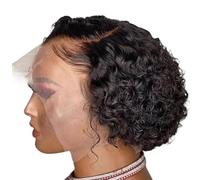 Desgaste Diario Ligero De La Mirada Natural Sintética Rizada Corta Para Las Mujeres Casquillo Resistente Calor Las Pelucas La Fibra