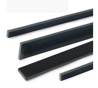 Desgaste - proceso plástico de nylon blanco resistente del cojín perforación bloque Rod PA66 la barra cuadrada(Black,1pcs 10x300x400mm)