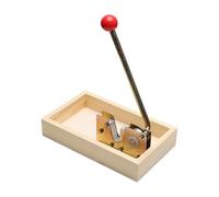 Desgranadora De Nueces Ergonómica Para Anacardos Nueces Brasil Madera Bucólica Diseño De Metal Utensilios De Cocina Seguros Y Eficientes Práctico Abridor Para Almendras De Macadamia