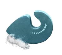 Deshedder Tool, Pet Hair Shedding, 7x2 Inches Grooming Brush Head, Hair Removal Accessory for Fabric, Bed, Leather, Floors, Clothes, Cleaning Supplies, Reusable, Easy Grip