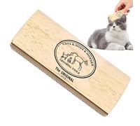 Desheddings Pro - Ergonómico Undercoat Brush, 5 x 2,56 pulgadas Precision Grooming Tool, Skin-Safe Stainless Steel Comb, Pet Massage Rake for Short Medium Long Haired Kittens Puppies