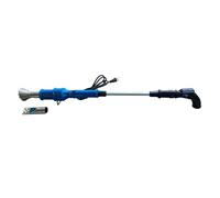 Desherbador térmico eléctrico, quemador de malas hierbas 2000W, cortacésped, herbicida aire caliente, hasta 650 °C, herramientas eliminación hierba, llama Para uso doméstico(Blauw)