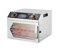 Deshidratador de Alimentos 18 Bandejas de Acero Inoxidable Deshidratadoras de Carne Setas y Fruta Secador de Alimentos Eléctrico 800 W para Cecina Frutas Verduras,6thfloor