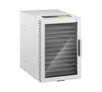 Royal Catering Deshidratador De Alimentos Máquina secadora RCDA-500/45S (Acero inoxidable, Temperatura: 20-90 °C, 800 W, 12 bandejas)
