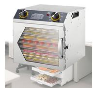 Deshidratador de Alimentos Deshidratadoras de Carne Setas y Fruta Deshidratadora con 18 Bandejas de Acero Inoxidable Deshidratador con Temperatura Regulable,8thfloor