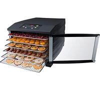 Deshidratador electrónico Steba con 6 grandes superficies de deshidratación de 37 x 30 cm, incl. alfombrilla para hierbas. Para secar y conservar fruta, verdura, hierbas y mucho más. ED 6.