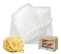 Deshidratadora 1 película extra grande y engrosada para Deshidratador de 100 × 100 cm, láminas Deshidratadoras de silicona antiadherentes para secador de frutas, tapete de cuero de fruta sin BPA
