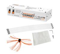 Deshollinador Cepillo Nylon Cepillo Deshollinador 12m Kit Deshollinador Flexibles 12 Varillas Deshollinador de Chimeneas 7M 8M 9M 10M 11M 12M 20M Deshollinador de Chimeneas Leña Limpia Chimeneas