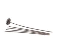 Deshollinador - kit de cepillo para chimeneas de 6,7 metros x 250 mm de diámetro, ideal para mantener limpias las chimeneas y extractor de humo.
