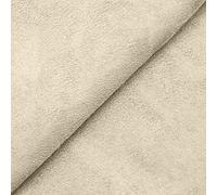 DESHOME Alessia - Tejido por metros tipo ante en microfibra impermeable | Tela para tapicería de sofás, cojines y complementos de decoración Gris Síliceo 1 metro