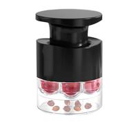 Deshuesador de cerezas - 7 agujeros | Descorazonador - Cherry Pitter Tool 6 Cherries - Tipo de empuje Extractor de piedras de cereza Multifuncional Ayuda para Postres Mermelada Jugo Uvas Negro