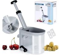 Deshuesador de cerezas y aceitunas con ventosa, Vareador y Partidor de aceitunas