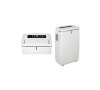Deshumidificador 20 litros con programador, control digital, tanque extraíble para reducir la humedad en espacios cerrados.