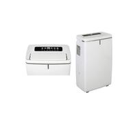Deshumidificador 20 litros con temporizador, control electrónico, filtros lavables: ideal para eliminar humedad y prevenir moho.