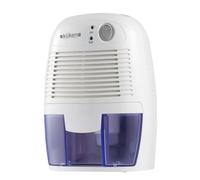 Deshumidificador 23W, 250ml/día, compacto, eficiente; ideal para reducir la humedad y prevenir moho y malos olores.