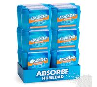 Deshumidificador, Absorbe Humedad, Atrapa Humedad Interior, Previene Condensación, Apto para Armarios, Cocina, Coche, Trasteros, Baños, Cajones, Caravanas, Barcos, Incluye Pack de 12 Botes