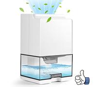 Deshumidificador de Aire Portátil, 1000ML, Descongelación Automática Deshumidificadores del Hogar del Dormitorio Silencioso Apagado Automático y Luz LED Colores Cobertura hasta 20 m²