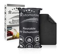 Deshumidificador de gel de sílice para coche, bolsa reutilizable que absorbe la humedad, deshumidificador de automóvil, ayuda a prevenir la condensación, incluye alfombrilla antideslizante