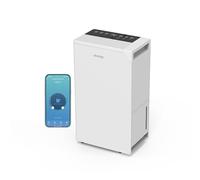 Deshumidificador Digital Devology 20L/Día- Aplicación WIFI - Depósito de agua de 3,5L, Modo Reposo, Secado de Ropa con Temporizador 24H - Extractor de Moho, Humedad y Condensación Eléctrico Portátil