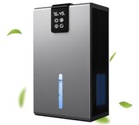 Deshumidificador Doméstico, 2200 Ml, con Control Remoto, Luz LED de 7 Colores, Purificación de Aire para Dormitorio, Absorbedor de Humedad Silencioso Portátil, Adecuado para Dormitorio, Baño, Cocina