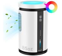 Deshumidificador doméstico, depósito de agua de 2,5 litros, funcionamiento silencioso, encendido con un solo botón y fácil de usar, ideal for dormitorios, baños, sótanos