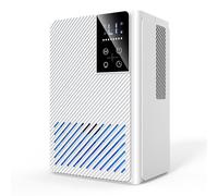 Deshumidificador Eléctrico 2500ML, Deshumificadores de Humedad, Apagado Automático, Portátil, Deshielo Automático, Modo de Sueño Ultra Silencioso, Deshumidificador para Baño, Dormitorio