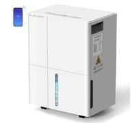 Deshumidificador Eléctrico 30L/Día, Deshumidificador es de Humedad con App & Wi-Fi, 4 Modos Purificación de Aire Secado Automático Temporizador Drenaje Continuo Anti-Humedad, para Casa/Sótano/Baño