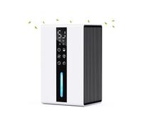 Deshumidificador Electrico con Depósito de 1.8L - Deshumidificadores con Velocidad Ajustable - Temporizador Ajustable 6-48 Horas, Descongelación Automática y Apagado Automático, para Dormitorio y Baño
