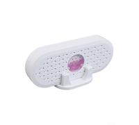 Deshumidificador eléctrico portátil para uso doméstico con carga USB, máquina de absorción de humedad para armarios, armarios, zapateros, estanterías, color blanco (1 unidad)