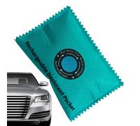 Deshumidificador portátil de gel de sílice - bolsas absorbentes de humedad reutilizables con cambio de color, eliminador de humedad recargable, prevención de humedad del coche para armarios D